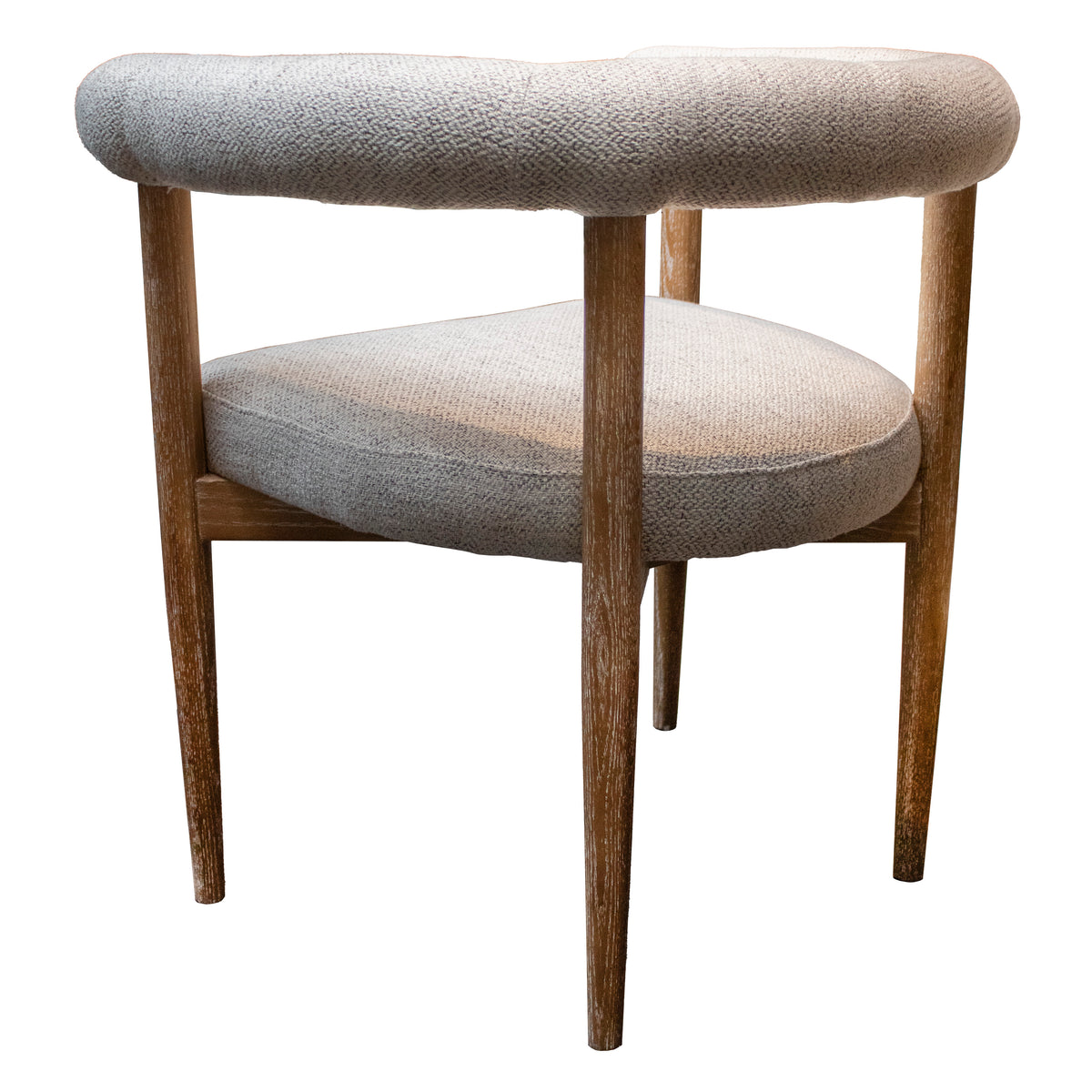 Dining chair Amanda light grey w/ash wood 66x56x70