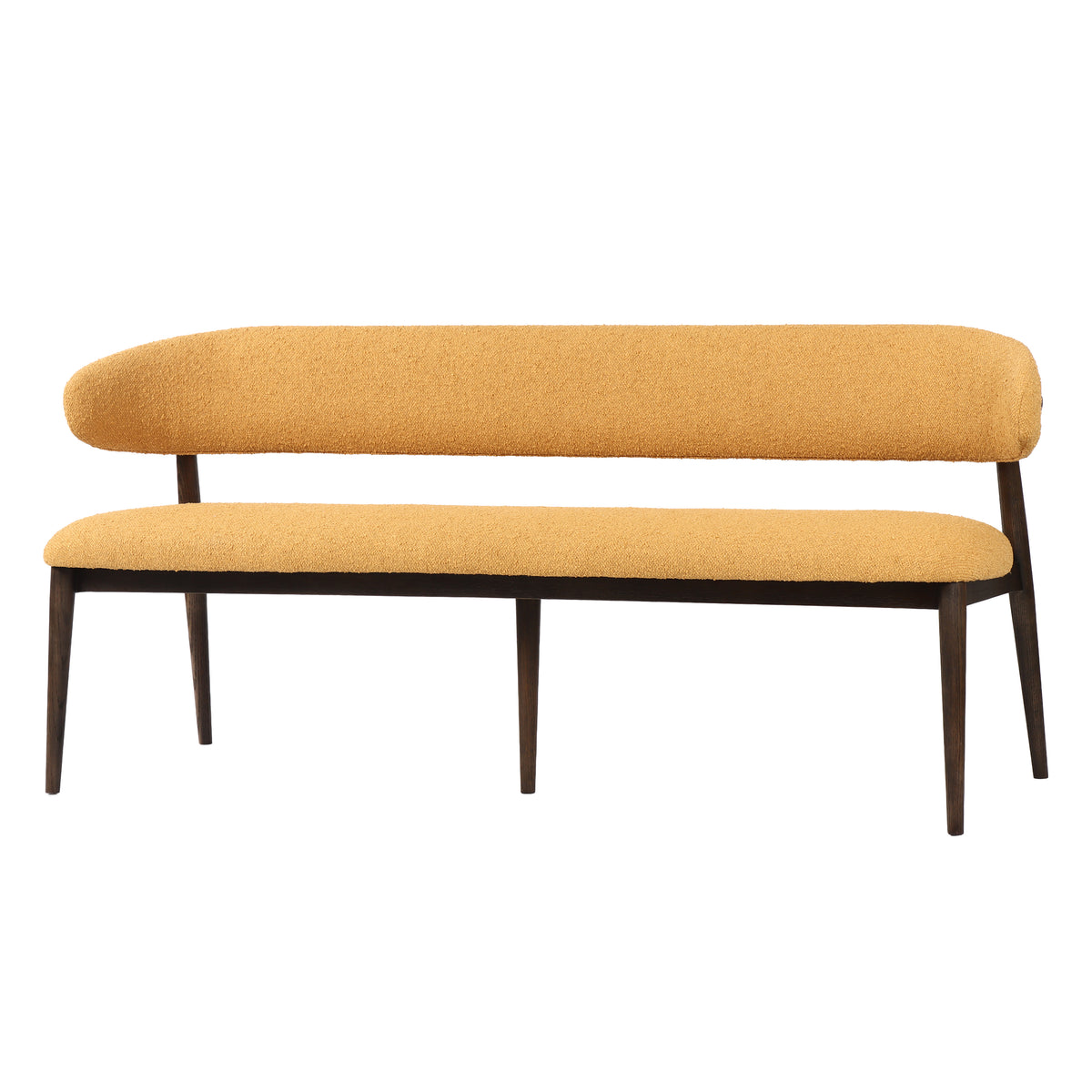 Dining bench AMBER 180x58x80cm ochre
