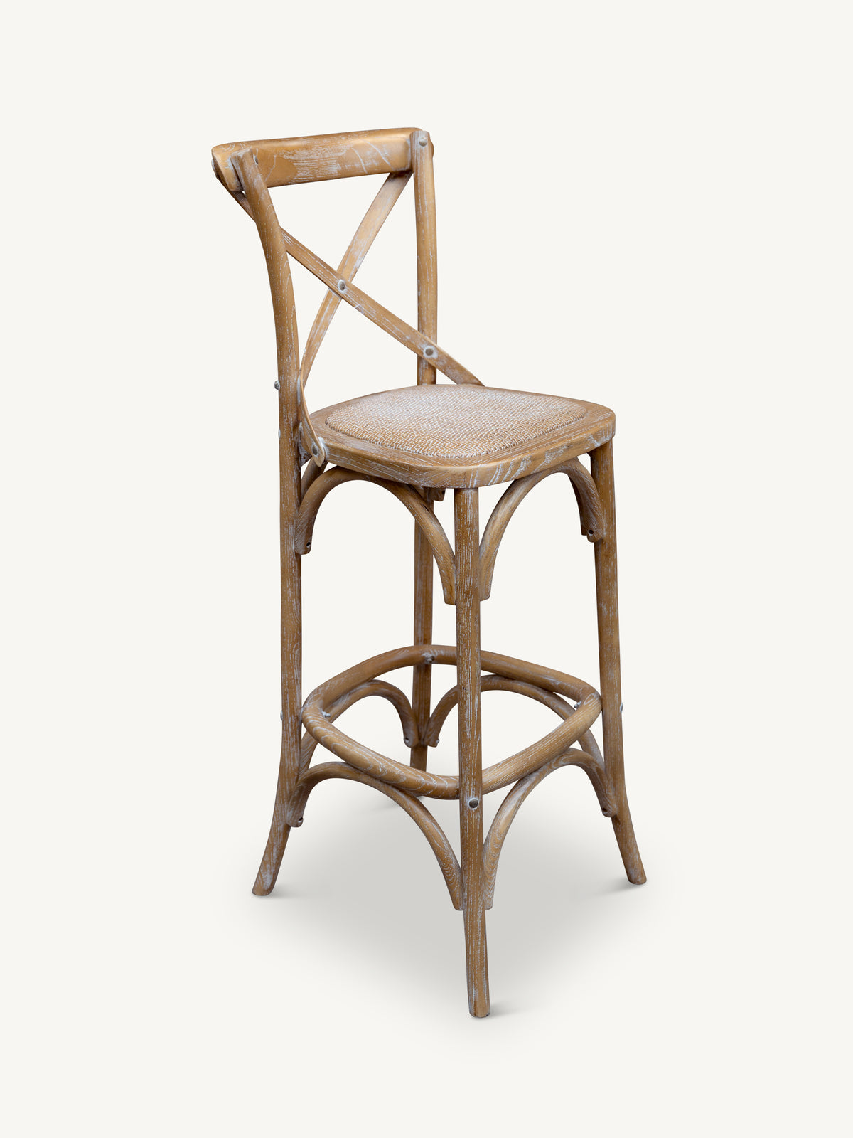 Barstool RUDOLPH 7 4x48x111cm ash grey