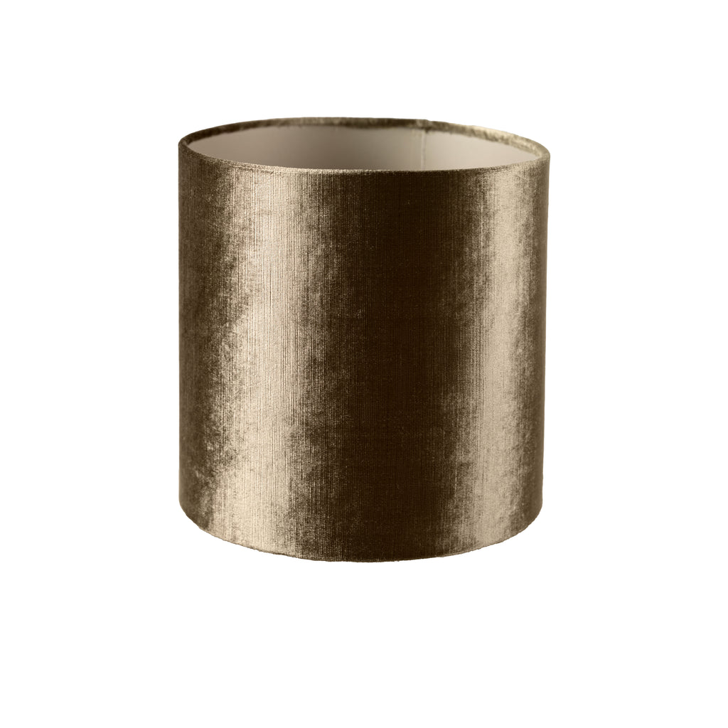 Shade METALLIC cylinder Ø25x25cm brown