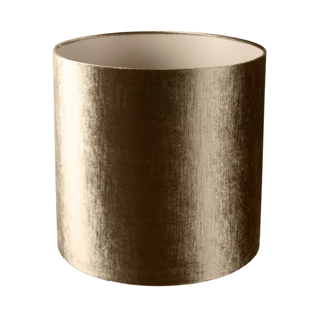 Kap METALLIC cilinder Ø40x40cm bruin