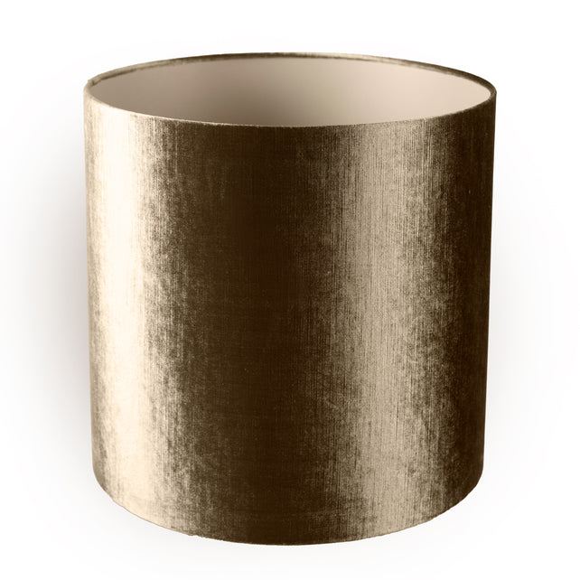 Kap METALLIC cilinder Ø50x50cm bruin