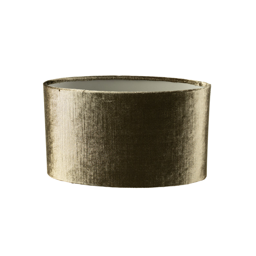 Kap METALLIC ovaal recht 30x14x17cm bruin