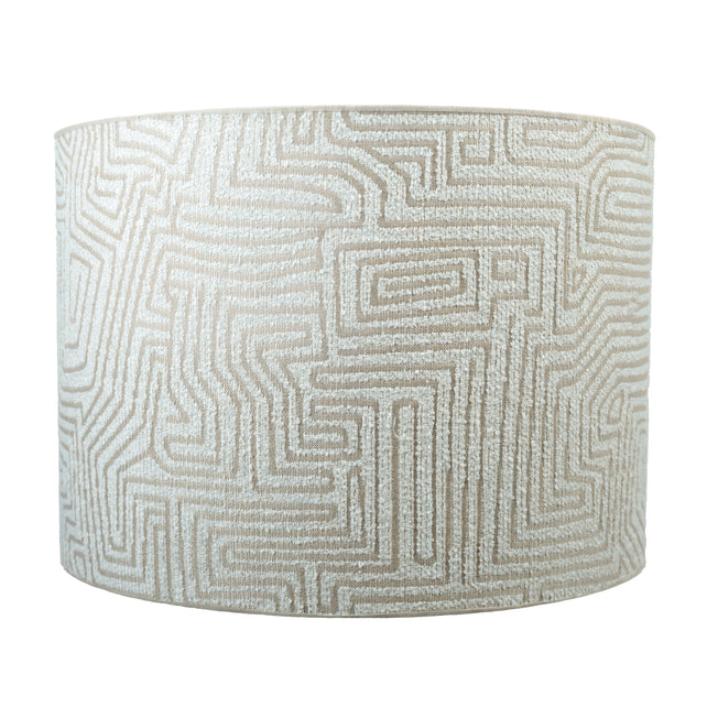 Lampenschirm JUNO Zylinder Ø50x37cm natur