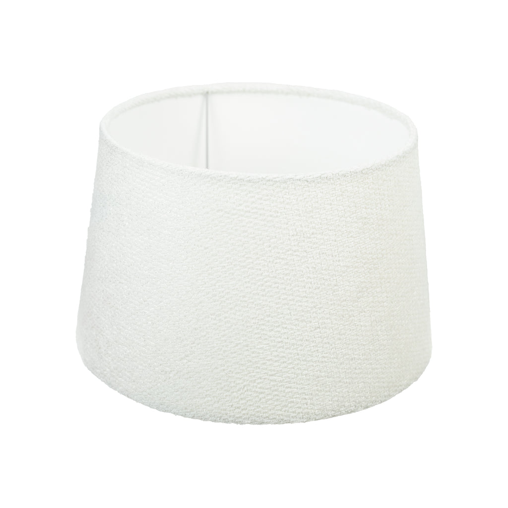 Lampenschirm LYRICS Trommel 30x25x18cm weiß