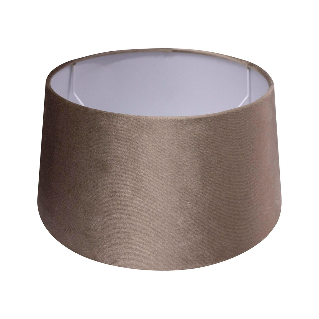 Shade half high chic velvet taupe 30x25x15