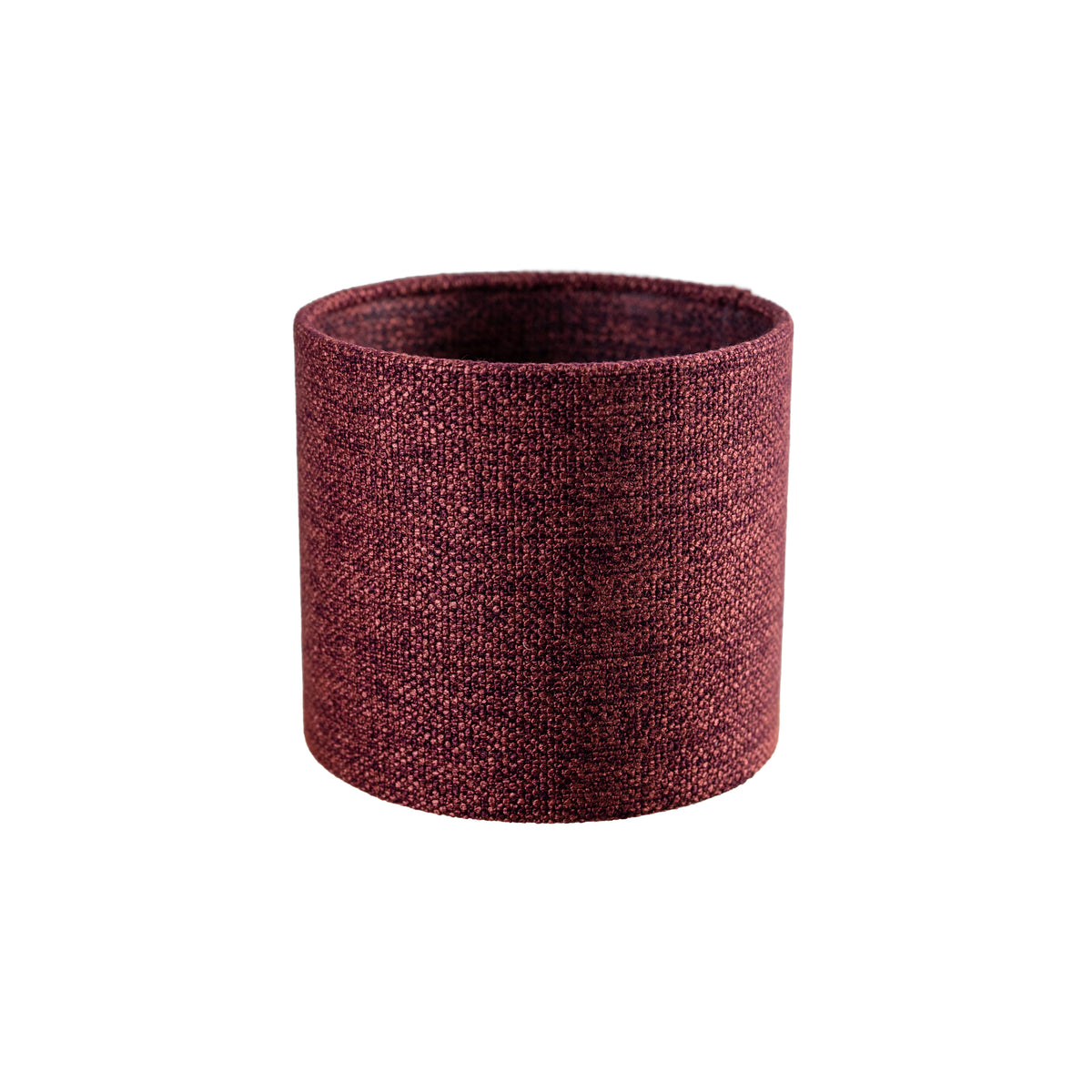 Kap TEDDI cilinder Ø20x18cm bordeaux