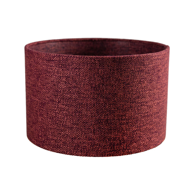 Kap TEDDI cilinder Ø35x22cm bordeauxrood