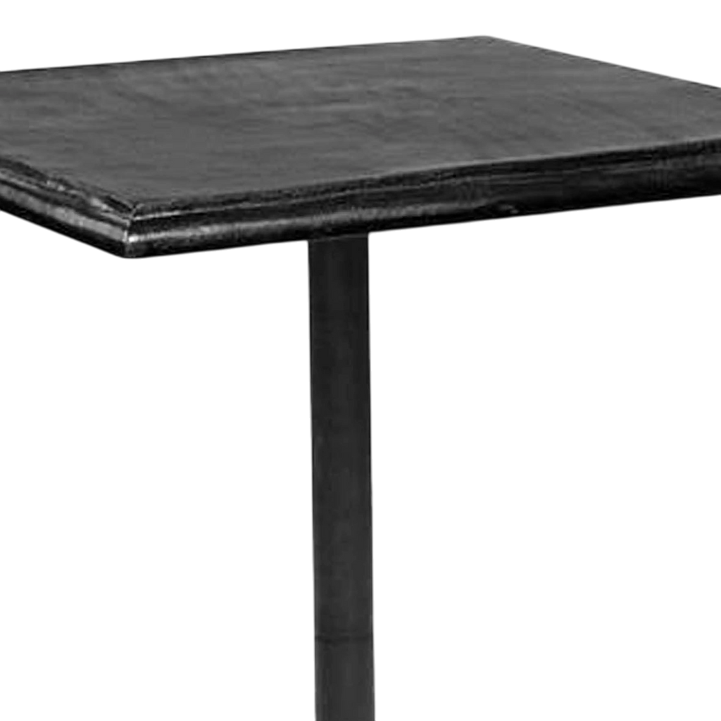 Bistro table black ALU/ZINC 70x70x76