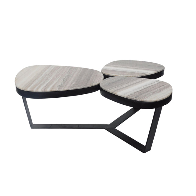 Salontafel SARAJEVO 100x92x36cm bruin