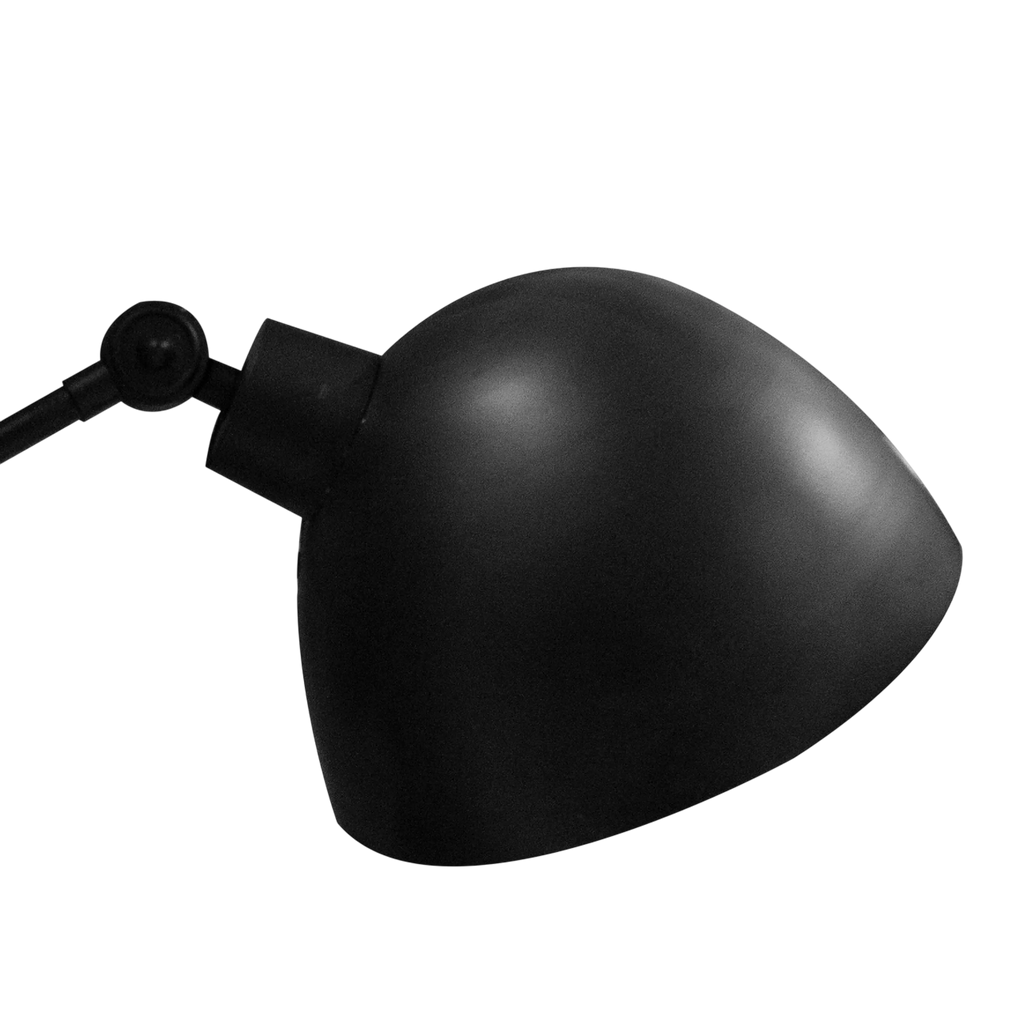 Desk lamp black ALU/BRASS 42x19x75