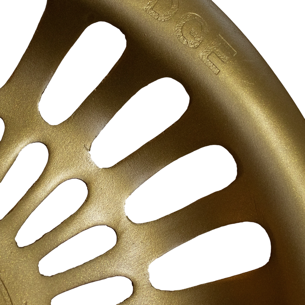 Tractor barstool gold black ALU 44x33x46