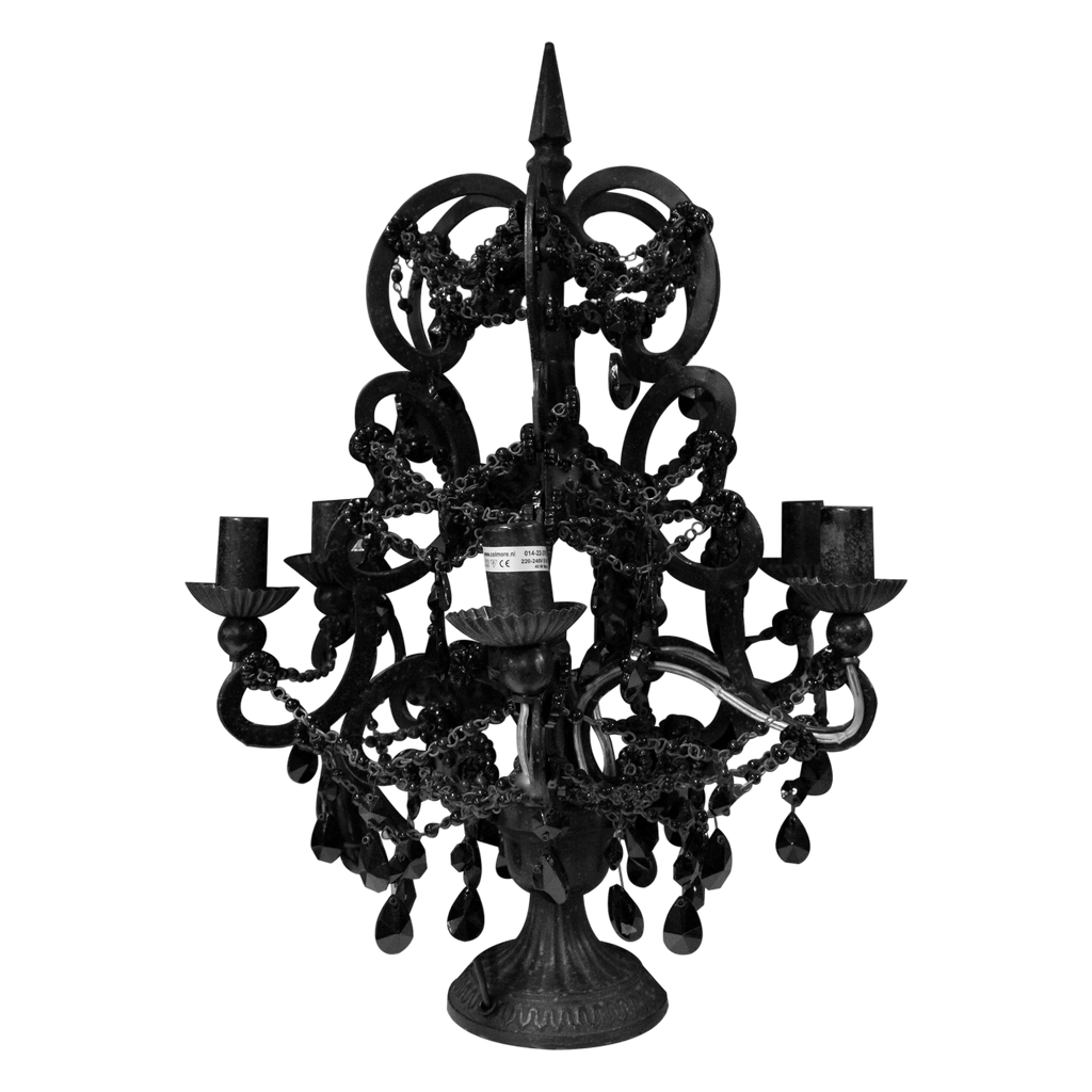 Table chandelier BRASS/IR glass 38x38x52