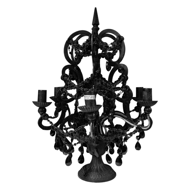Table chandelier BRASS/IR glass 38x38x52