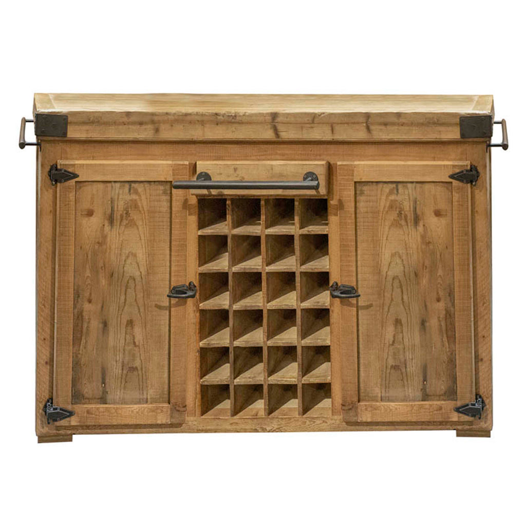 Kitchen island DANIEL 160x80x103cm reclaimed pine