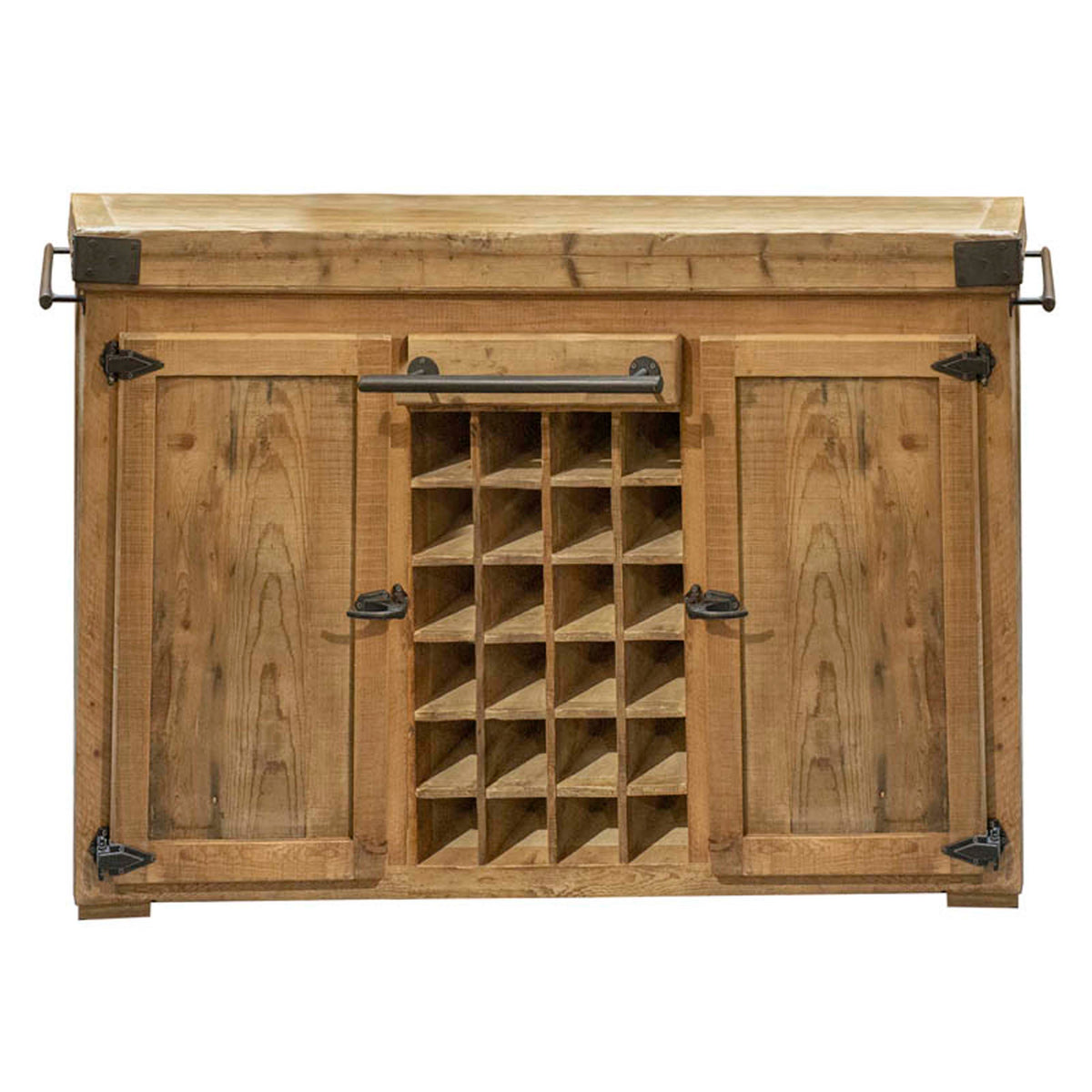 Kookeiland DANIEL 160x80x103cm gerecycled grenen