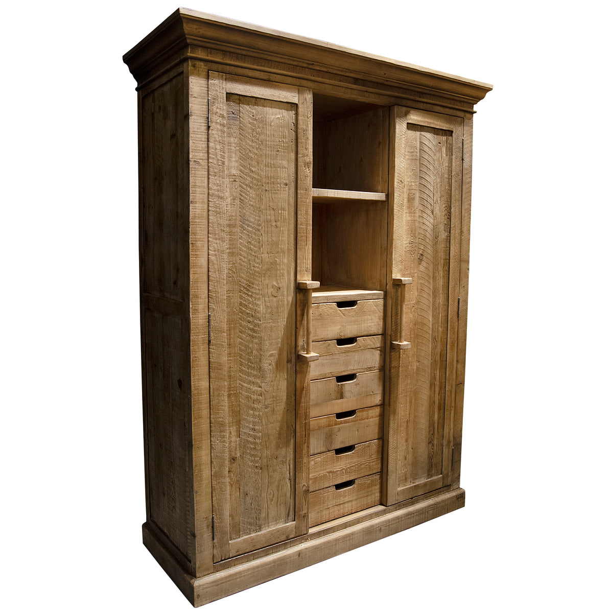 Kast CARL 160x60x210cm gerecycled grenen
