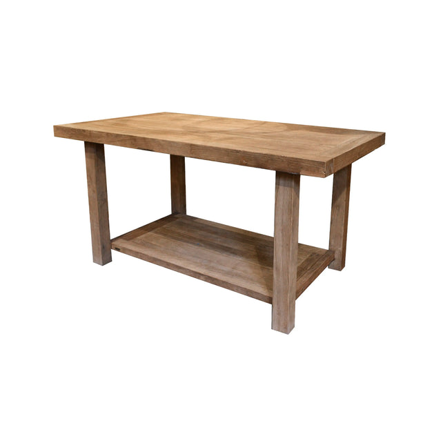 Bar table reclaimed elm 200x100x100