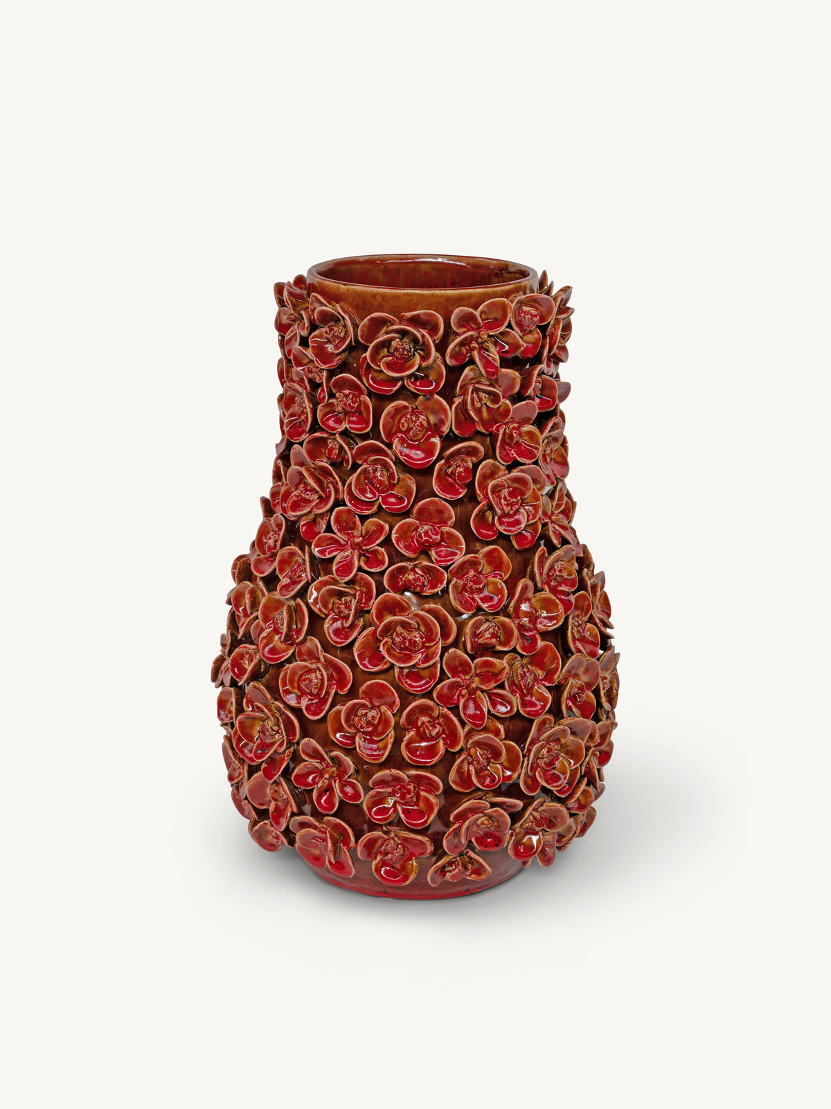 Vase NOMA flowers Ø31x44cm red
