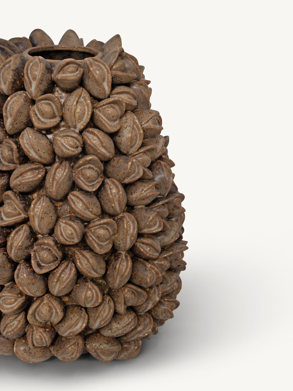 Vase KILNA flowers 28x27x31cm nutmeg