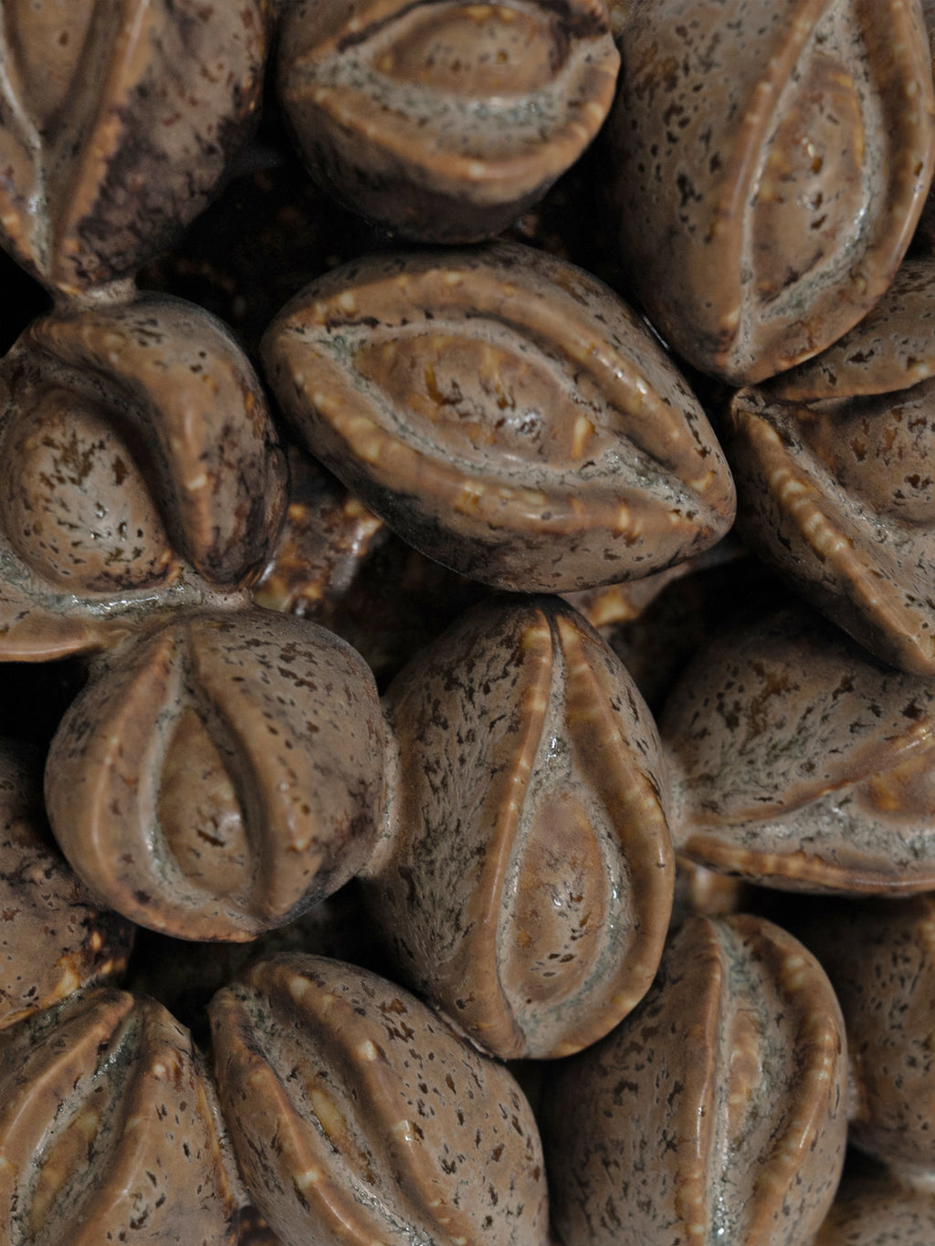 Pot ARCHA flowers 23x22x16cm nutmeg