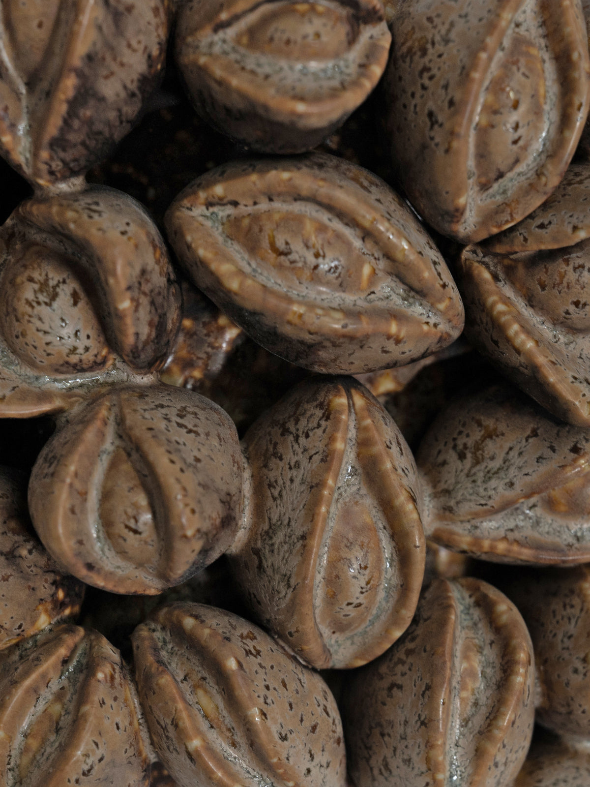 Pot ARCHA flowers 23x22x16cm nutmeg