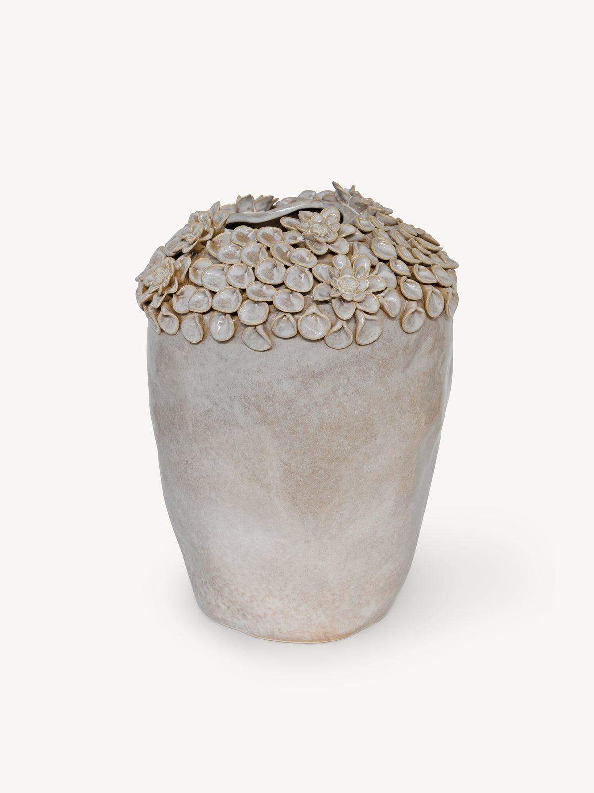 Vase ARGIL fishes 32x31x43cm beige