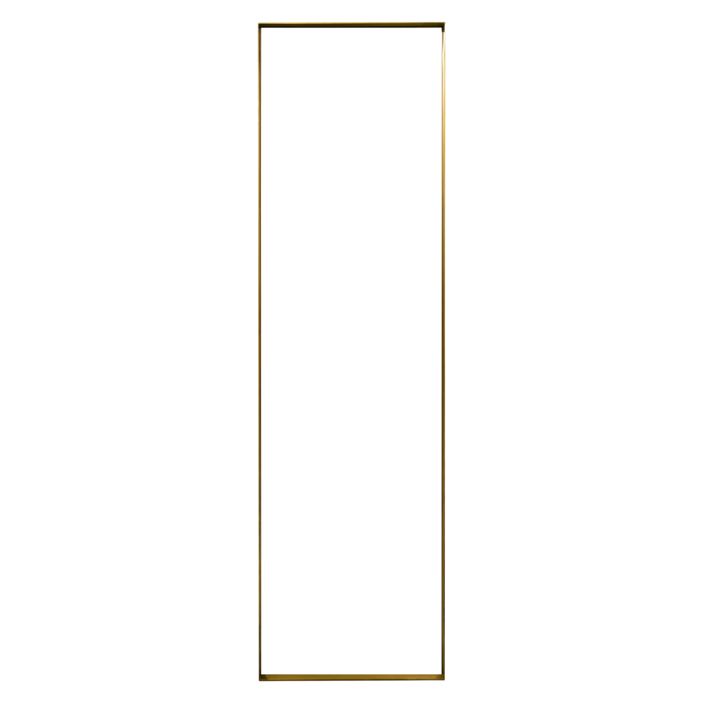 Mirror steel golden 60x225