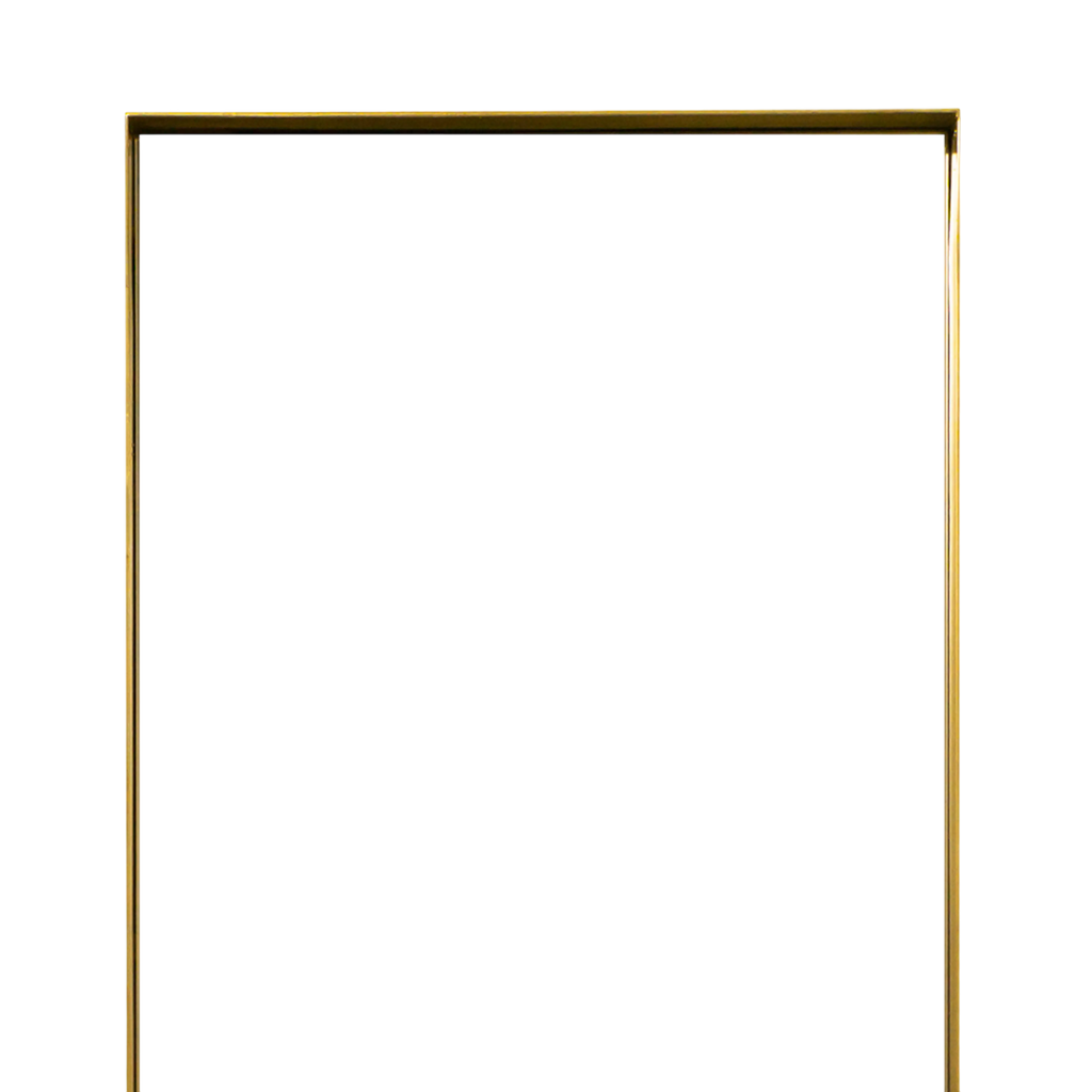 Mirror steel golden 55x195x5