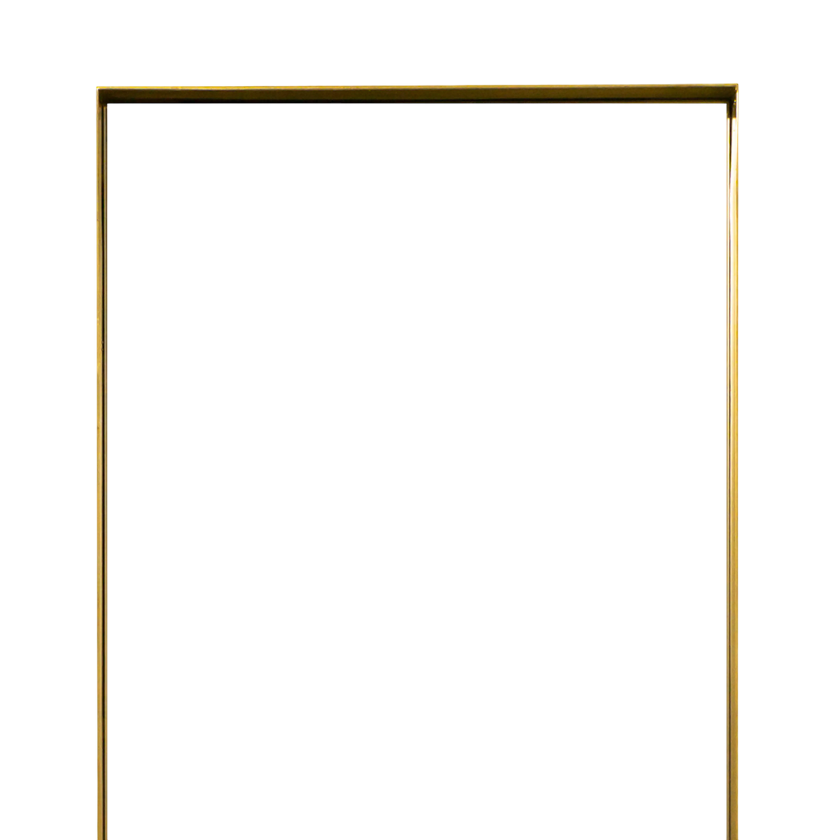 Mirror steel golden 55x195x5