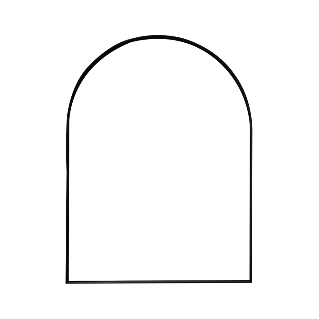 Mirror Victor steel black 60x80x3