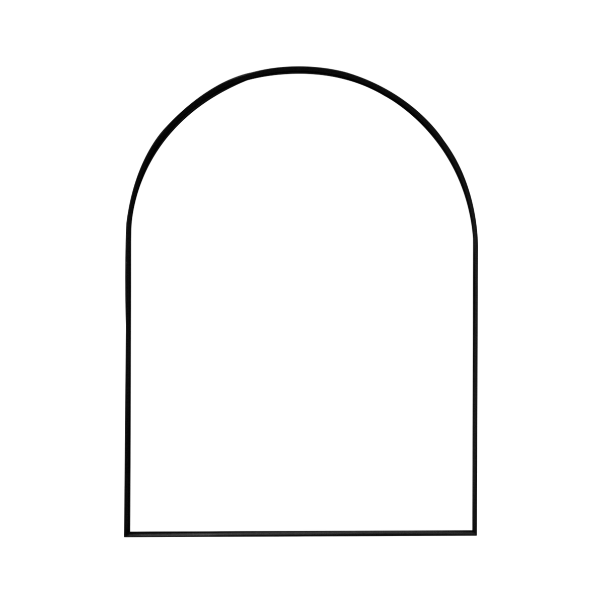 Mirror Victor steel black 60x80x3