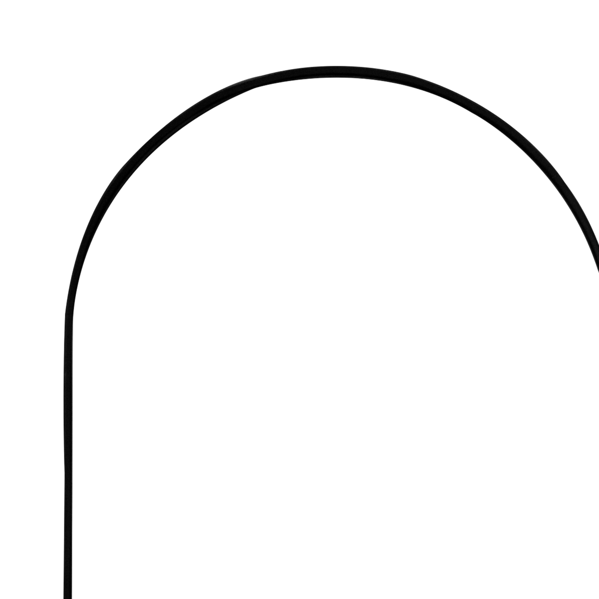 Mirror Victor steel black 60x80x3