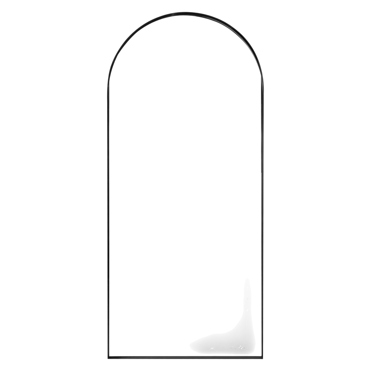 Mirror Felix steel black 80x180x3