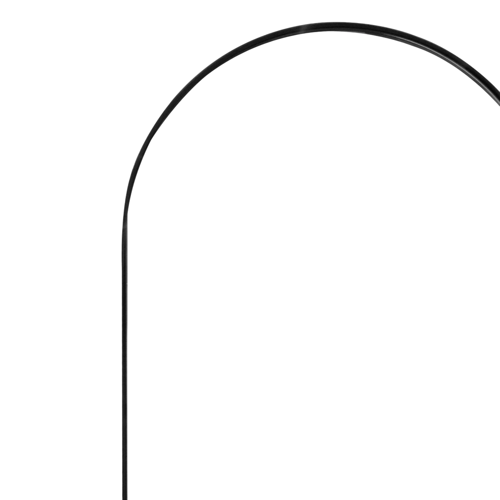 Mirror Felix steel black 80x180x3
