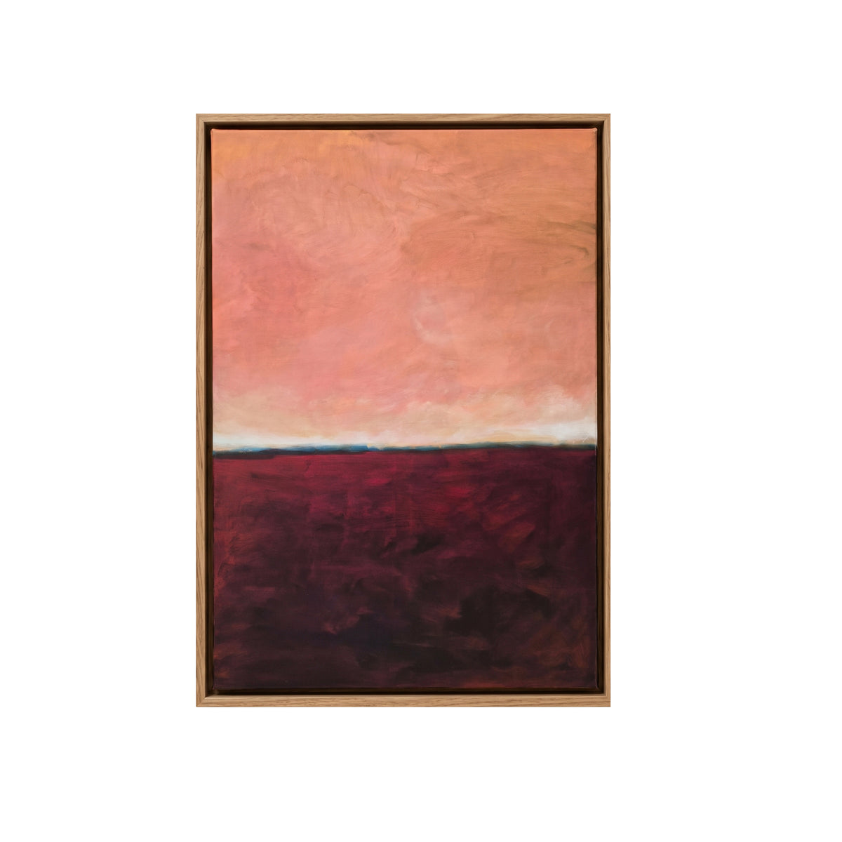 Handpainting ROUGE w/frame 90x140cm red