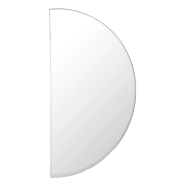 SALE Mirror IR half moon black 46x91