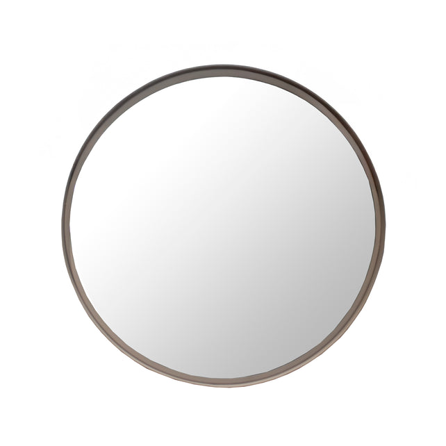 Mirror round IR taupe 91x91