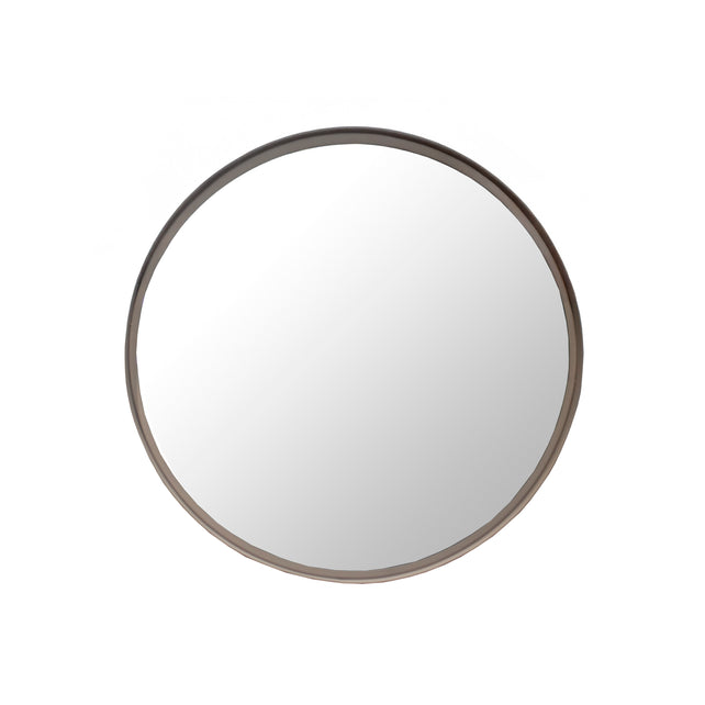 Mirror round IR taupe 76x76