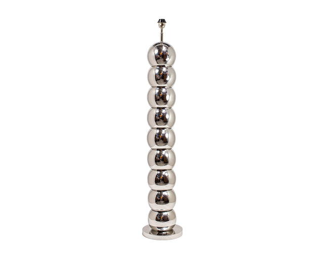 Floor lamp balls SS/NI 25x25x134