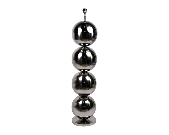 Floor lamp balls SS/NI 30x30x137