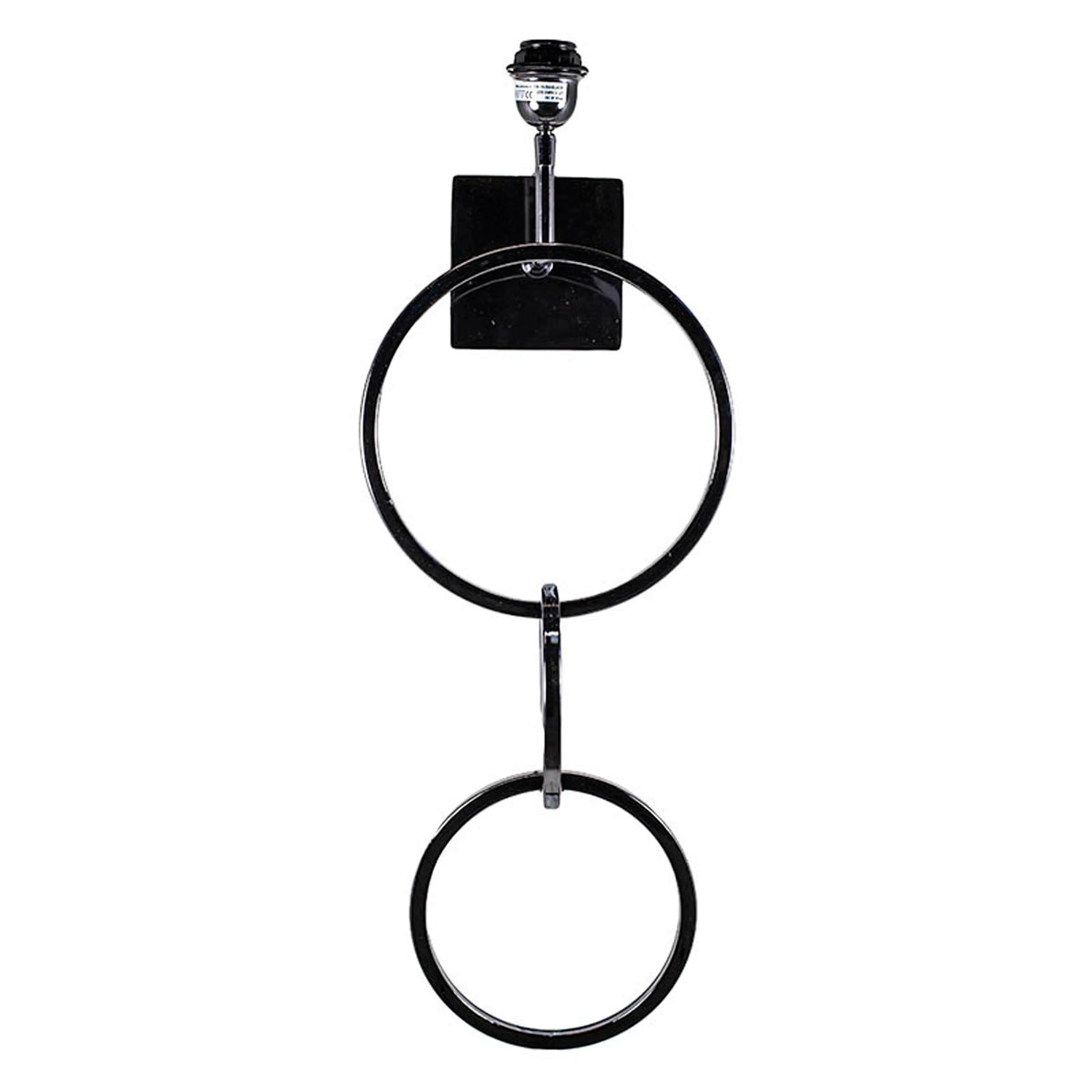 Wall lamp SS/BLACK 13x25x64
