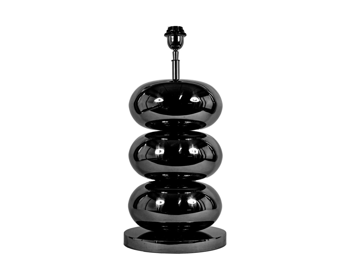 Table lamp balls SS/BLACK 26x26x56