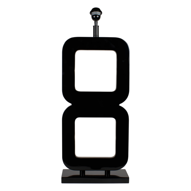 Table lamp squares SS/BLACK 30x13x81