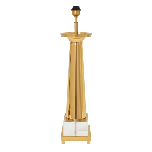 Table lamp acrylic SS/GOLD 20x20x88