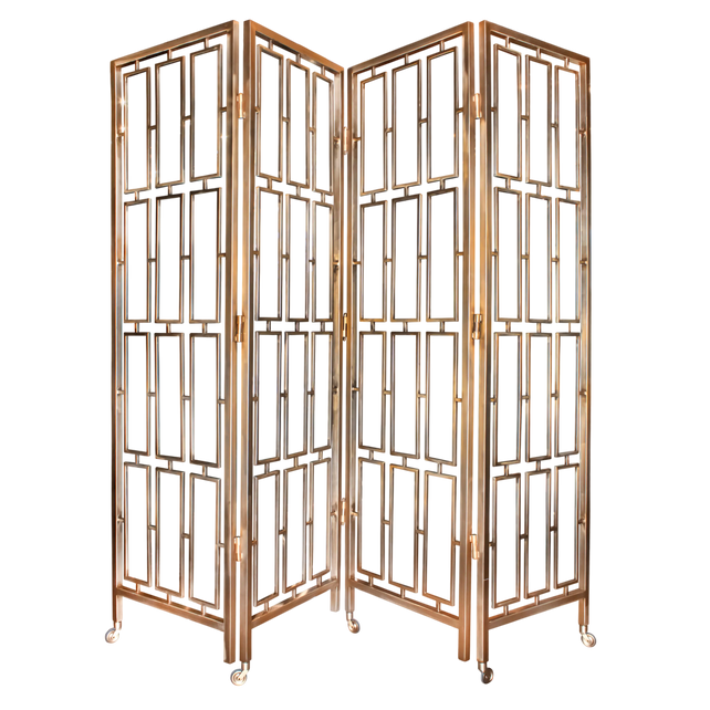 Room divider SS/FROZENGOLD 248x12x223