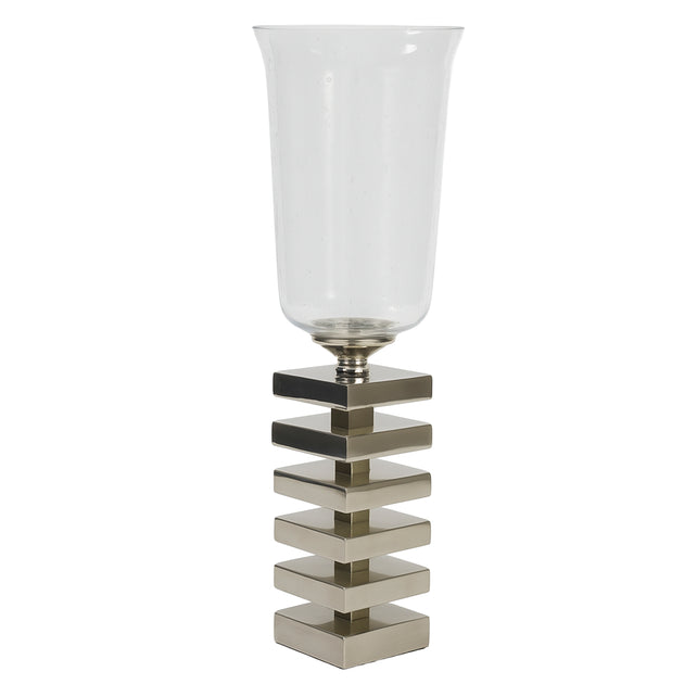 SALE Hurricane w/glass stainless steel 18x18x51