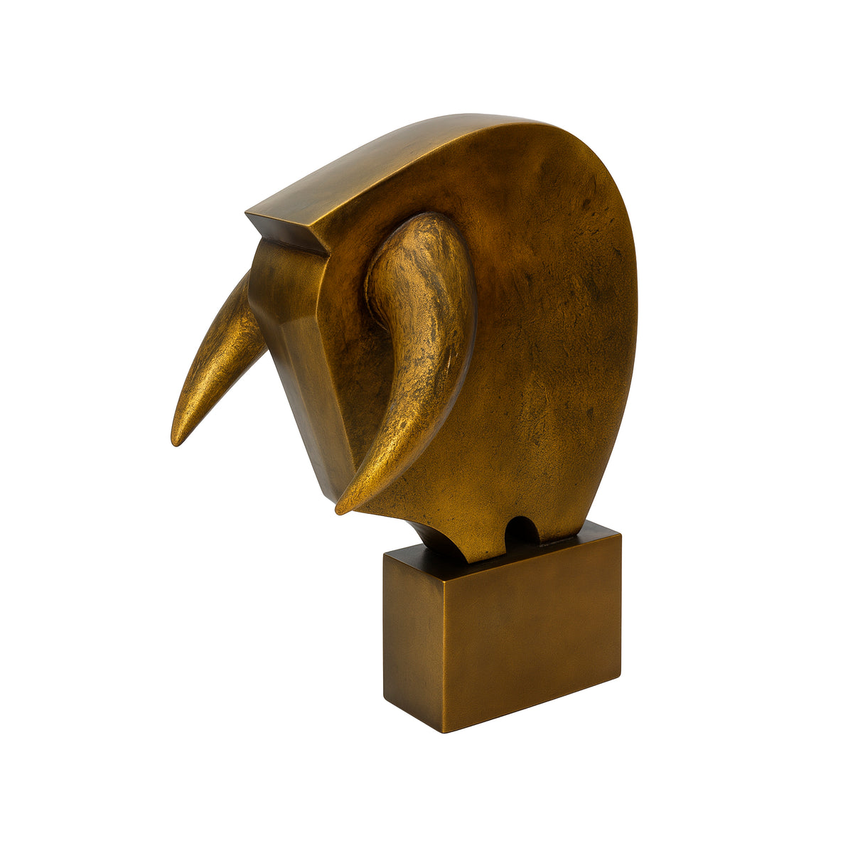 Decorative ornament bull antique bronze SS/ALU 40x26x45