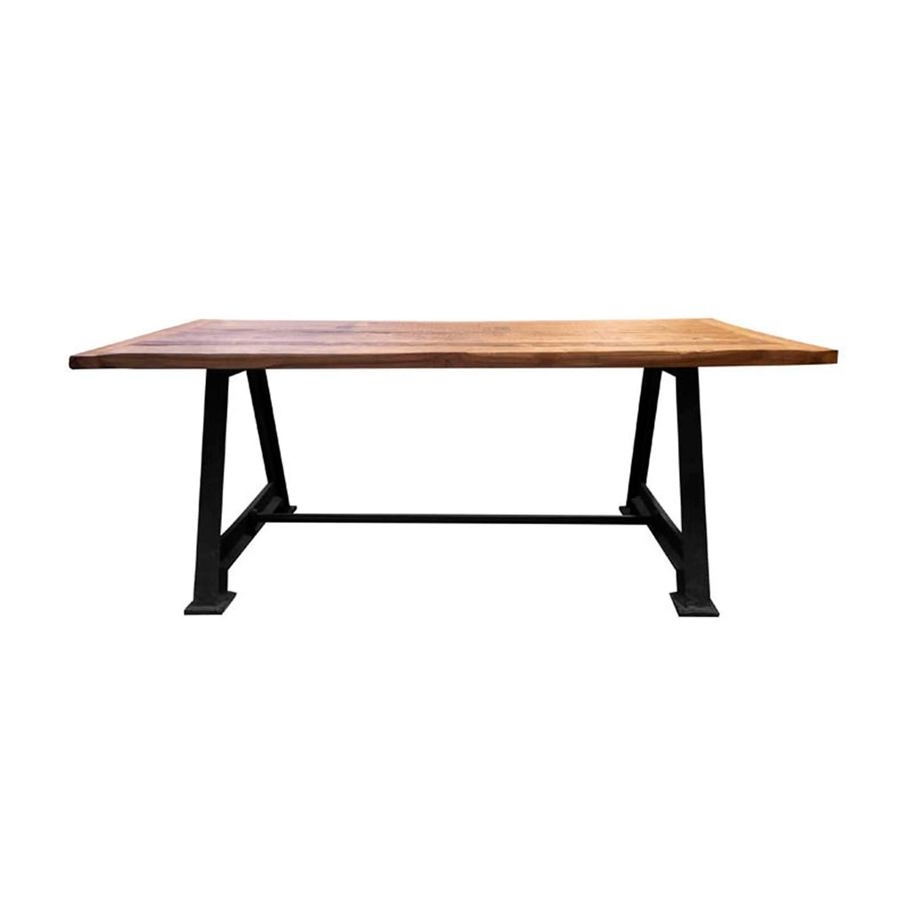Dining table RHODOS reclaimed wood 180x90x76cm brown