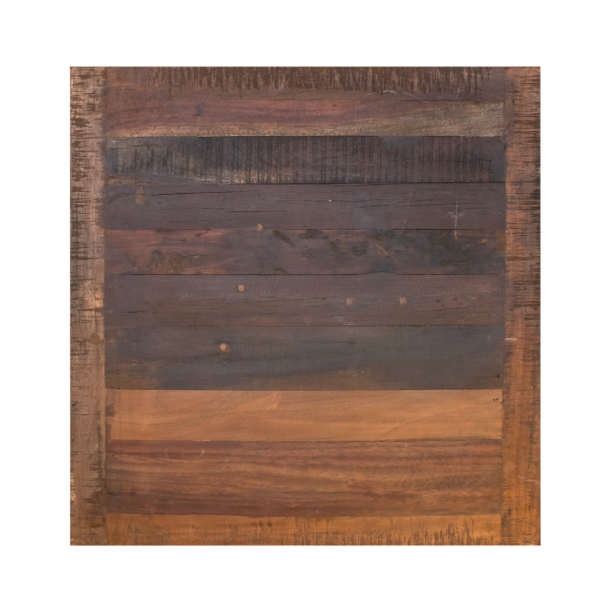 Bistro table SAMOS reclaimed wood 70x70x76cm brown